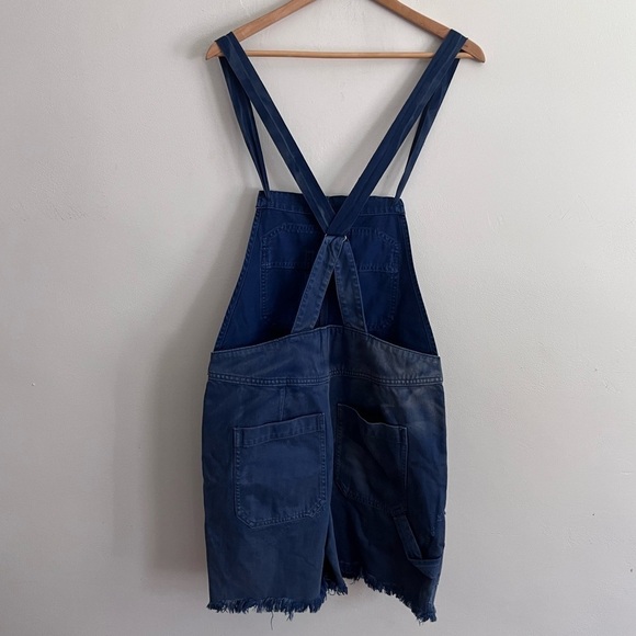 NWOT Free People Feel The Love Shortalls Overall Romper - Picture 6 of 11